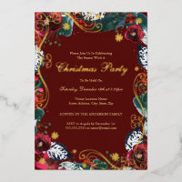 Fleur Rouge Vert Vert Vert Vert Fête de Noël