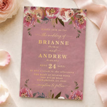 Fleurissant Chic Rose Sauvage Rose Photo Mariage O