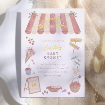 Foil Fête Prénatale Marché de Producteurs Bébé Éle