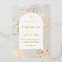 fond opale Confirmation