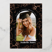 Gardenia Black Floral Arch Photo Graduation