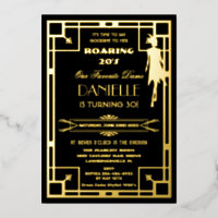 Gatsby Art déco années 20 30e anniversaire réel