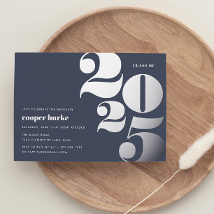 Invitation En Aluminium Grande année   Parti des diplômés 2023