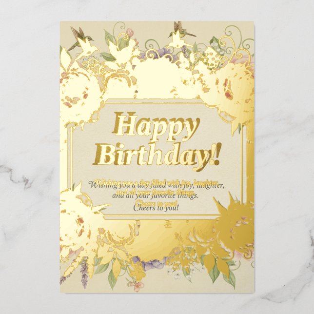 Invitation En Aluminium Hapy (Recto)