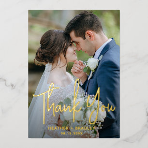 Invitation En Aluminium Heather Elegant Minimal Mariage moderne