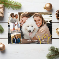 Joie Lettrée à la main Peace Love Photo Collage Go