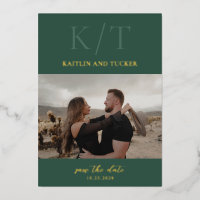 Kaitlin Hunter Green Élégant Mariage Sauvegarder l