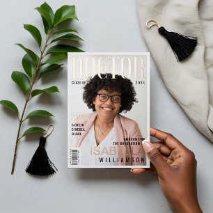 Invitation En Aluminium Le magazine de photos doctorales branché