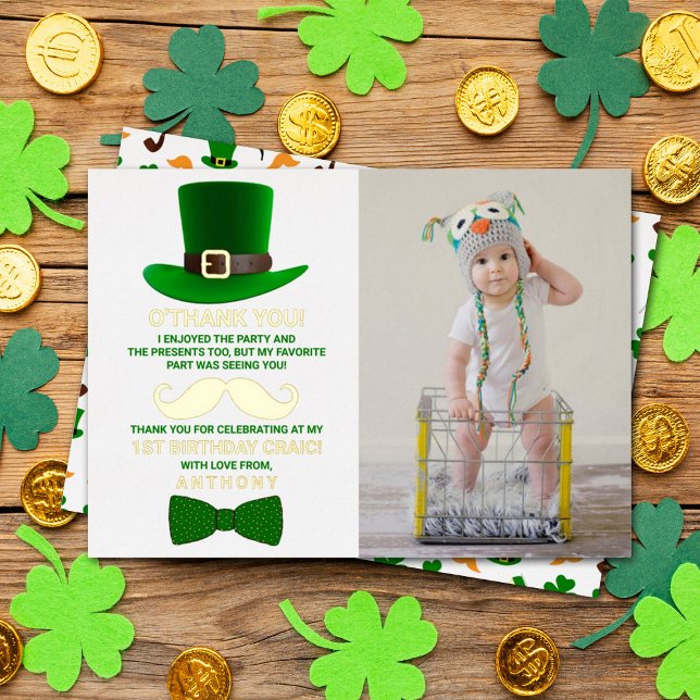 Invitation En Aluminium Leprechaun moderne St. Patrick's Day Anniversaire  (Créateur téléchargé)