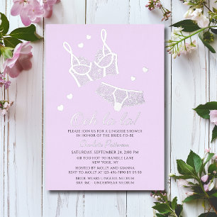 Invitation En Aluminium Lingerie Enterrement de Vie de Jeune Fille Cadeau
