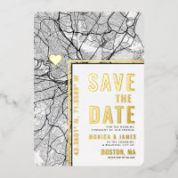 Localisateur d'amour de Boston | Plan de ville Sau