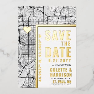 Invitation En Aluminium Localisateur d'amour de St. Paul Enregistrer la