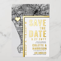 Los Angeles Love Locator | Mariage Save the Date