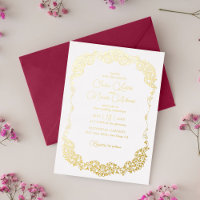 Luxe Artistique Botanique Floral Mariage Paisley