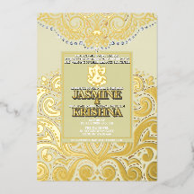 LuxGlitter Ivoire Or Ganesha Mariage Hindou