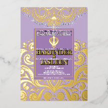 LuxGlitter Lavande Or Sikh Anand Karaj Mariage