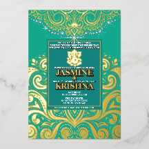 LuxGlitter Paon Or Ganesha Mariage Hindou