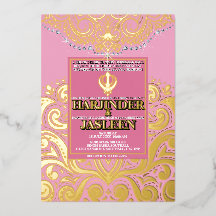LuxGlitter Rose Gold Sikh Anand Karaj Mariage