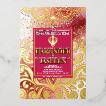 LuxGlitter Rose & Or Anand Karaj Mariage