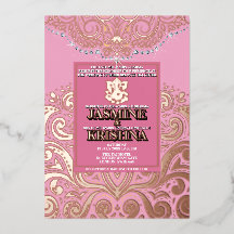 LuxGlitter Rose OrRose Ganesha Mariage Hindou