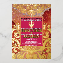 LuxGlitter Rouge Sikh Anand Karaj Mariage Indien