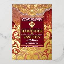 LuxGlitter Rouge Sikh Anand Karaj Mariage Indien