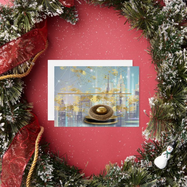 Invitation En Aluminium  Luxury Gold Foil Easter Guest Book (Insitu)