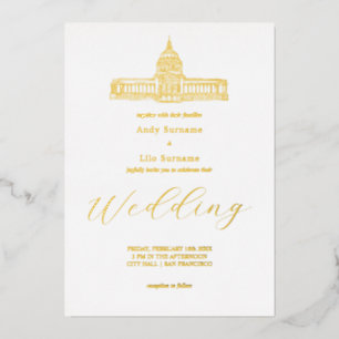 Invitation En Aluminium Mairie de San Francisco