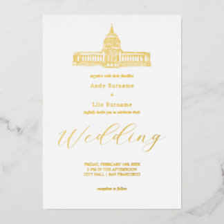 Invitation En Aluminium Mairie de San Francisco