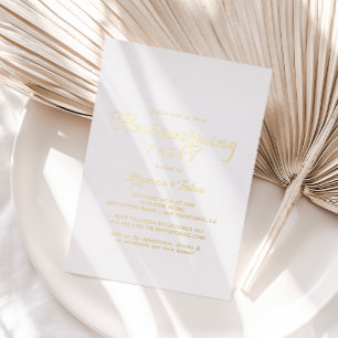 Invitation En Aluminium Maison de calligraphie moderne Fête de pendaison d