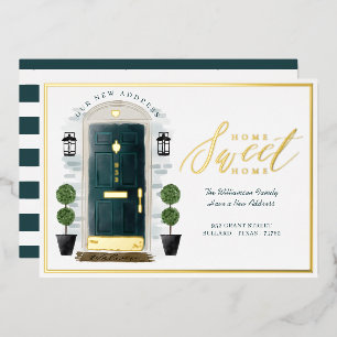 Invitation En Aluminium Maison Douce Maison Nous Avons Déménagé Porte Aqua