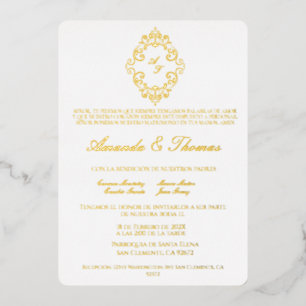 Invitation En Aluminium mariage