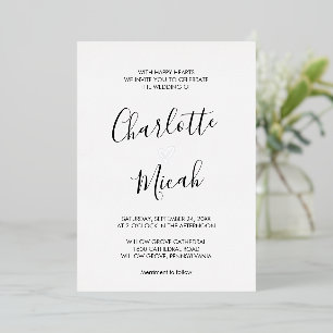 Invitation En Aluminium Mariage à Coeur en Feuille d'Argent Dessiné à la M