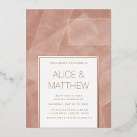 mariage abstrait d'or brillant moderne
