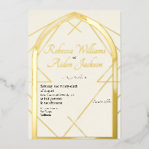 Mariage Classique Ivoire et Or Rose Feuille
