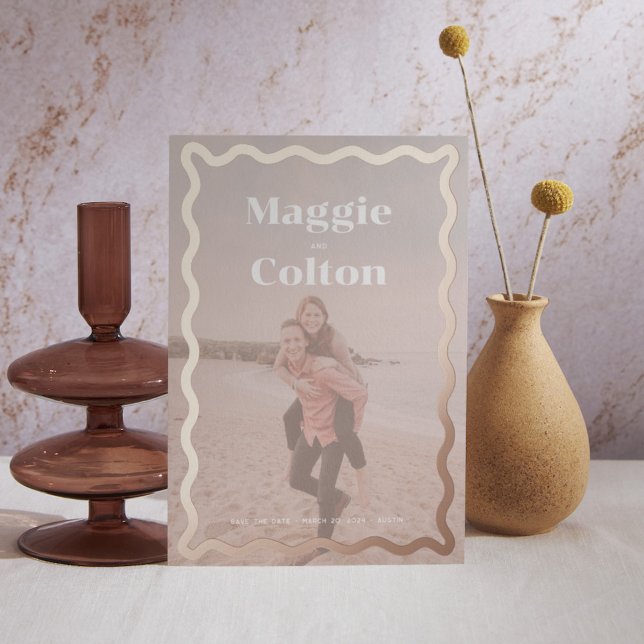 Invitation En Aluminium Mariage de la marmite Enregistrer la date (Créateur téléchargé)