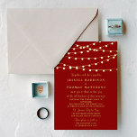 Invitation En Aluminium Mariage de lumière à chaîne moderne Real<br><div class="desc">Célébrez dans le style avec ces invitations de mariage chic et très tendance. Ce design est facile à personnaliser avec votre libellé d'événement spécial et vos invités seront ravis quand ils reçoivent ces invitations fabuleux.</div>