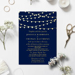 Invitation En Aluminium Mariage de lumière à chaîne moderne Real<br><div class="desc">Celebrate in style with these stylish and very trendy wedding invitations. This design is easy to personalize with your special event wording and your guests will be thrilled when they receive these fabulous invites. The cover photo has been designed using resources from Freepik.com</div>