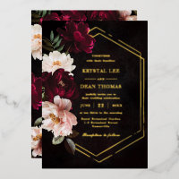 Mariage de pivoines florales roses Bourgogne lunat