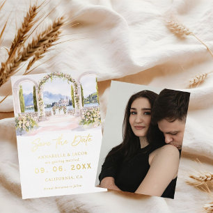 Invitation En Aluminium Mariage d'illustration de l'aquarelle