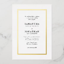 Mariage Élégant Traditionnel avec Bordure de Feuil