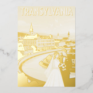 Invitation En Aluminium Mariage en Transylvanie