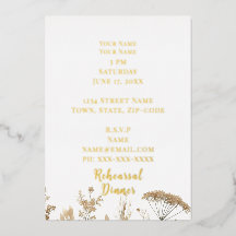 Mariage Fleur sauvage Golden Meadow