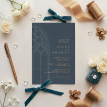 Mariage minimaliste gothique élégant classique ver