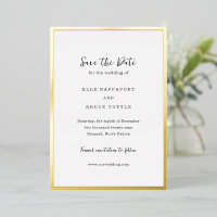 Mariage Minimaliste Typographie Moderne à Sauvegar