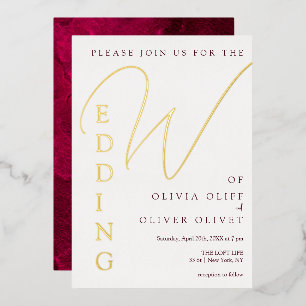 Invitation En Aluminium Mariage Passion Bourgogne