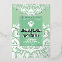 Mariage Sikh Anand Karaj Argent Doré Paillettes Sa