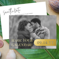 Marquer votre calendrier B&W Photo Wedding Enregis