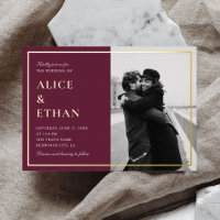 Miniature élégante photo Automne Marsala Mariage