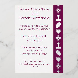 Invitation En Aluminium Mode multijoueur dans l'invitation à la vinificati